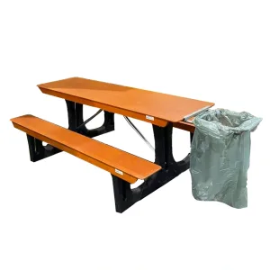 Fold tablere való zsáktartó szemetes